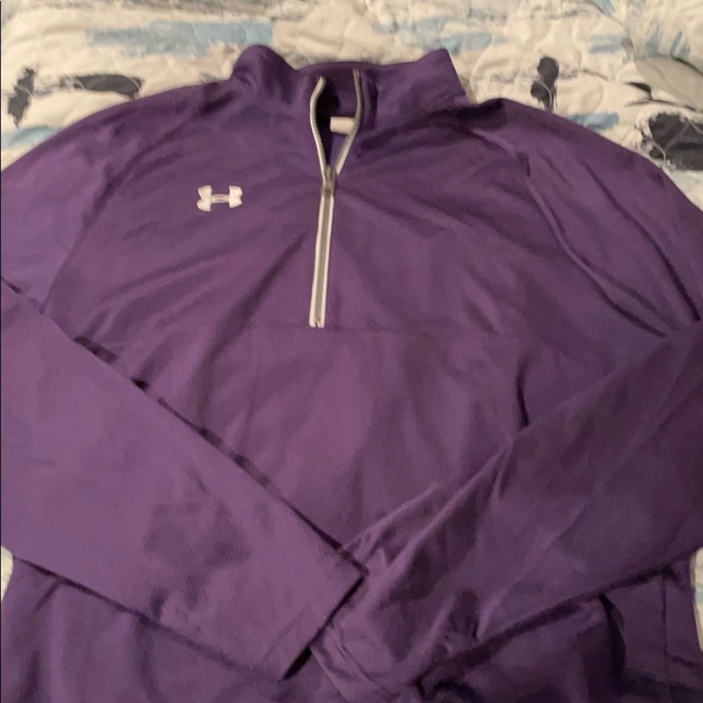 Under Armour 1/4 zip mesh top